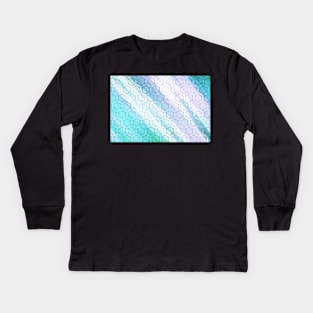 Fractal hexagons Kids Long Sleeve T-Shirt